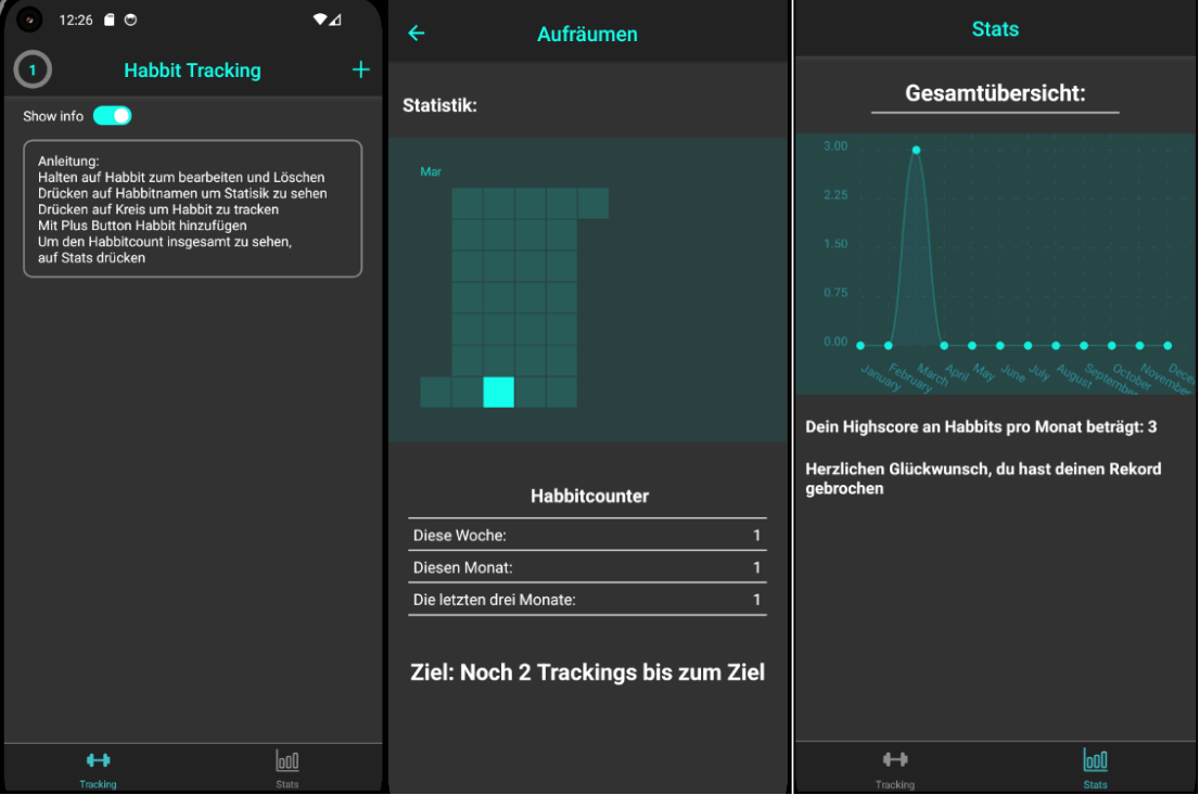 React Native Habit Tracker Screenshot 2
