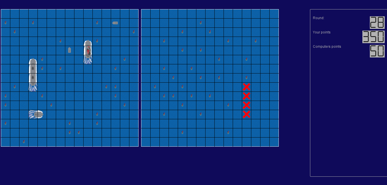 Programmierprojekt: Schiffe versenken Screenshot 1